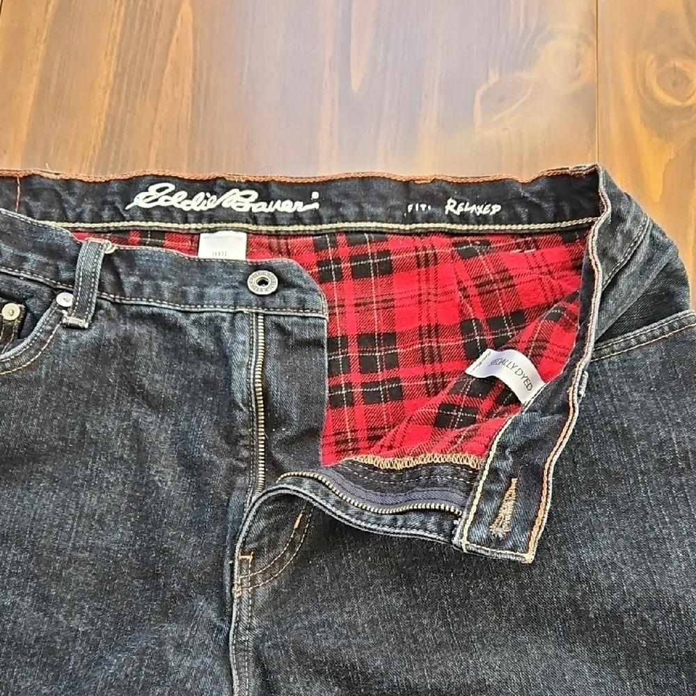 Eddie Bauer Dark Indigo Relaxed Jeans